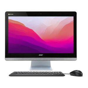 Acer All-in-One Desktop Computer Set | Intel i7-5th Gen | 24" FHD LED Monitor Touchscreen | Wired KB & Mouse | Speakers & WiFi | Windows 10 Pro | Refurbished