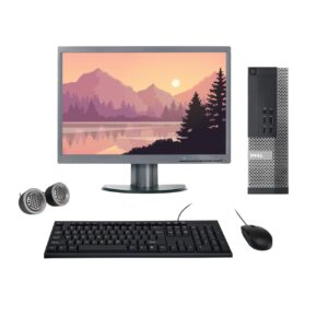 Dell OptiPlex Full Set | i5-3rd Gen | Dual Disc | 22" Monitor | Win 10 Pro | Refurbished