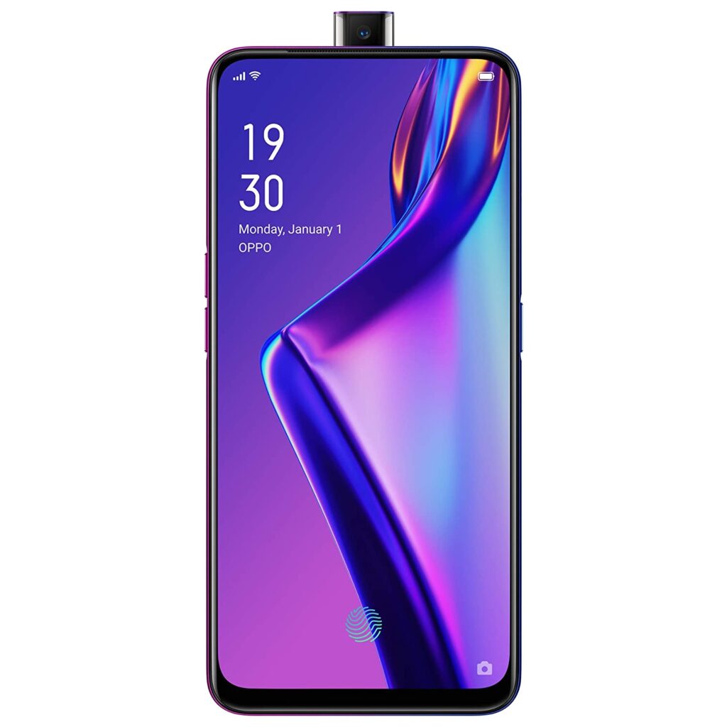 OPPO K3 Aurora Blue, 8GB RAM, AMOLED Display 128GB Storage, 3765mAH Battery refurbished