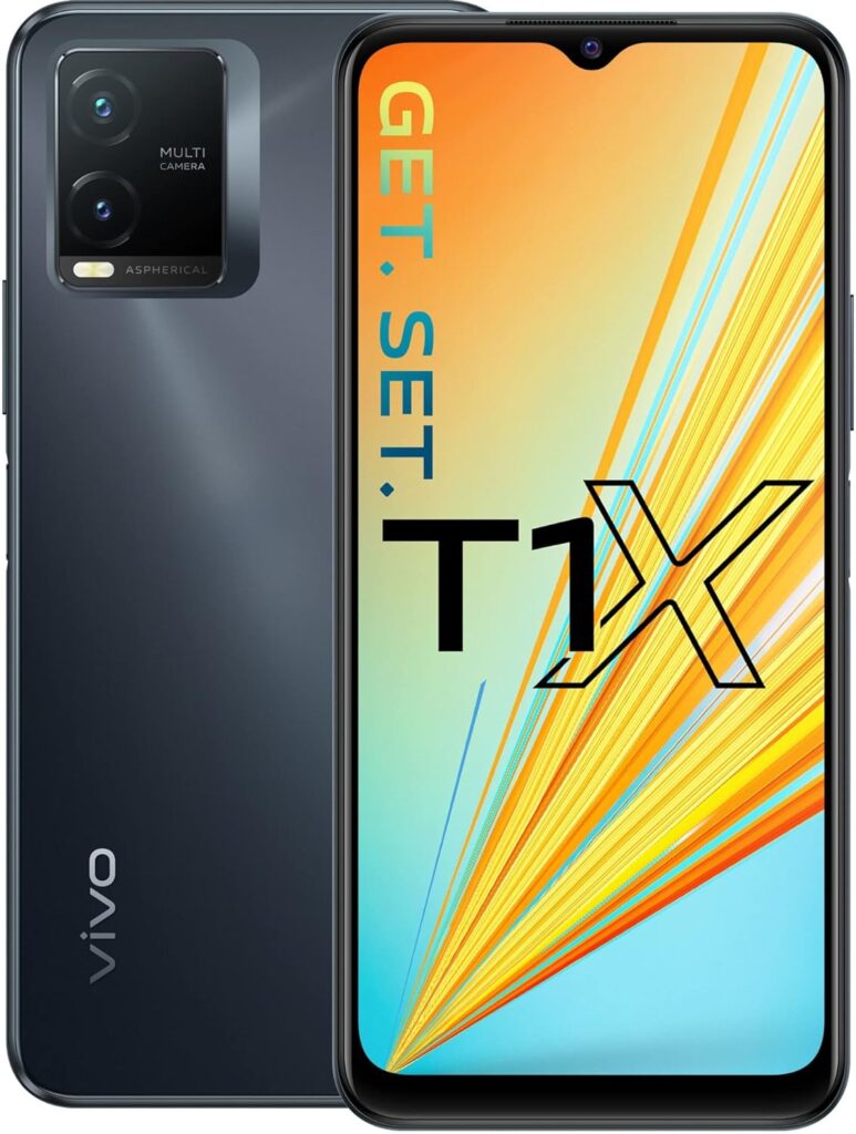 vivo T1X Gravity Black 4GB, RAM 128GB Storage Refurbished