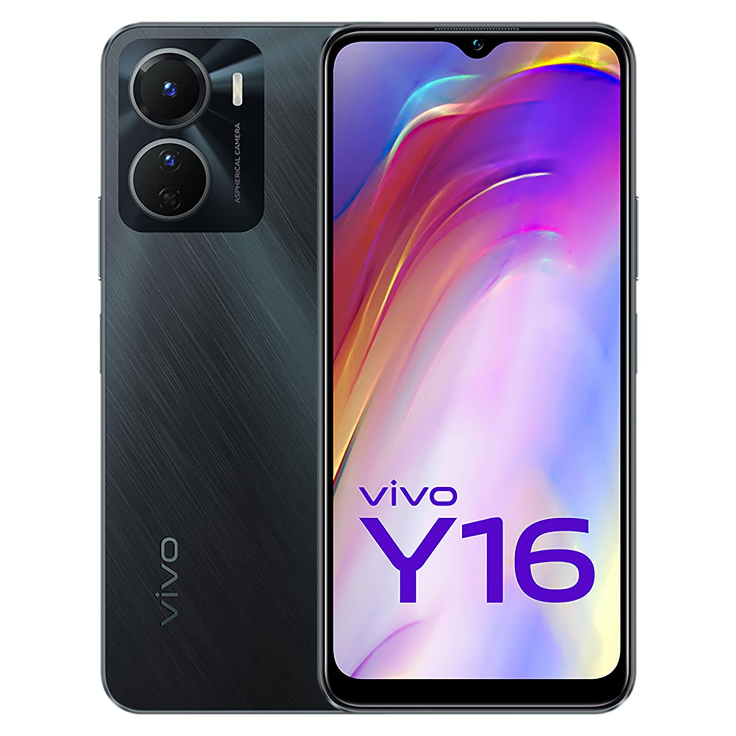 vivo Y16 Stellar Black, 3GB RAM, 32GB Storage Refurbished vivo Y16 Stellar Black, 3GB RAM, 32GB Storage Refurbished