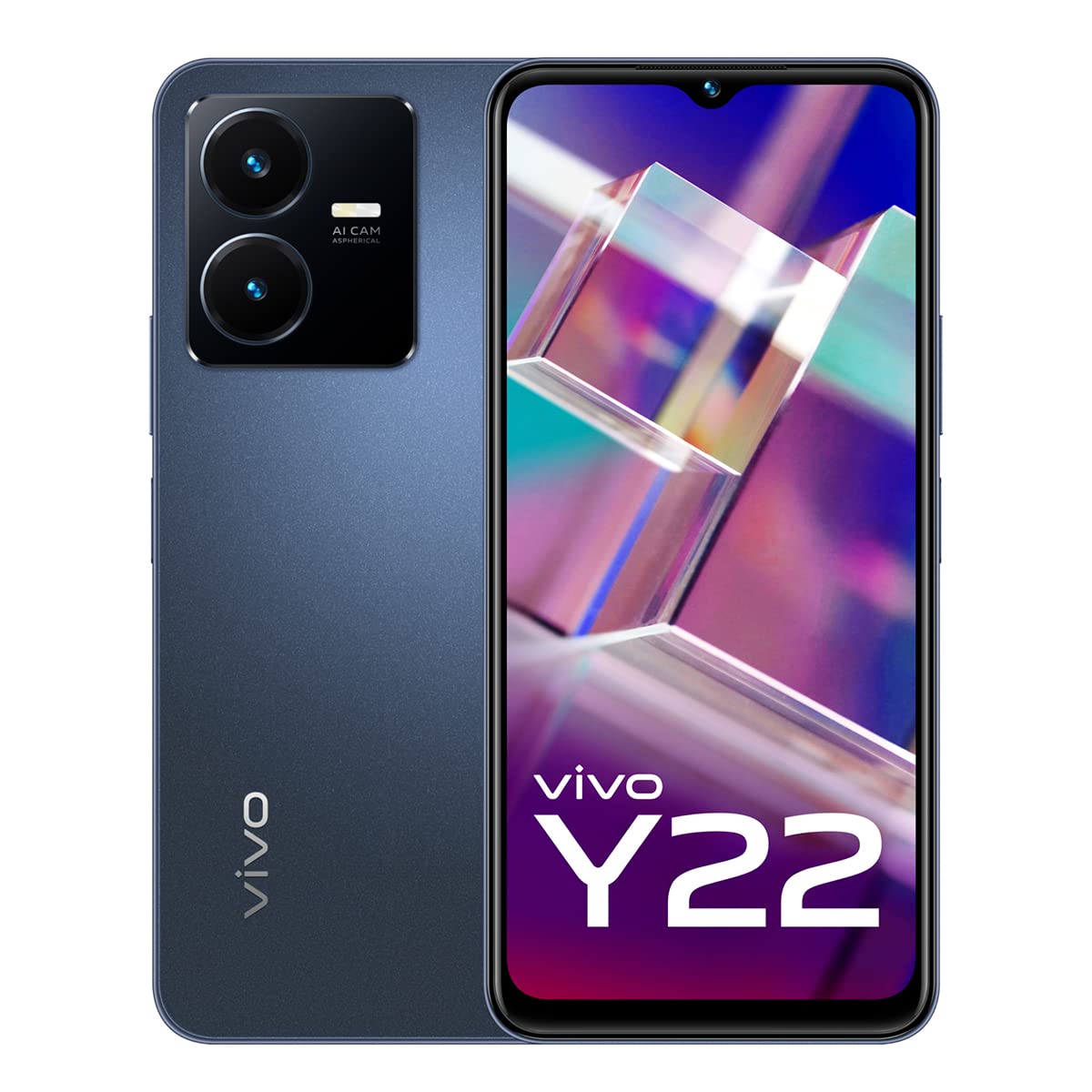 vivo Y22 (Starlit Blue, 4GB RAM, 64GB Storage) (Refurbished) vivo Y22 (Starlit Blue, 4GB RAM, 64GB Storage) (Refurbished)