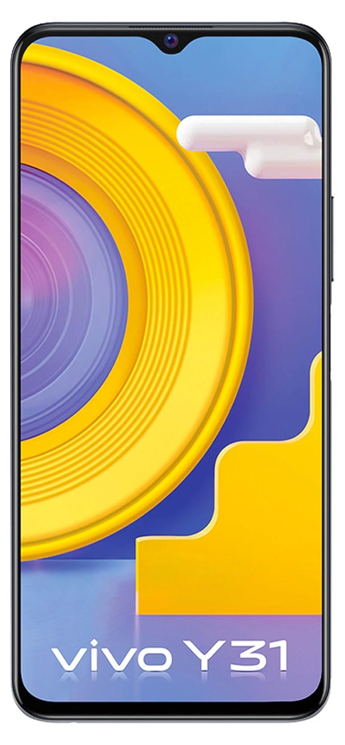 Vivo Y31 (Racing Black, 6GB, 128GB Storage) Refurbished Vivo Y31 (Racing Black, 6GB, 128GB Storage) Refurbished